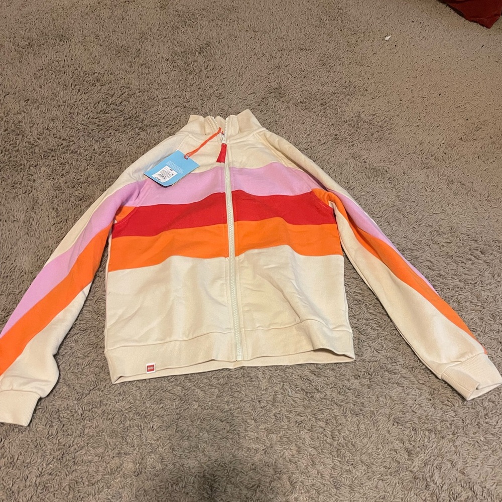 Lego Pink and White Zip up jacket